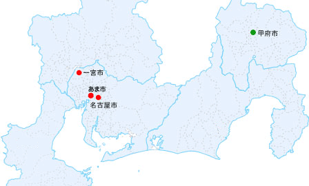 東海エリアの教室